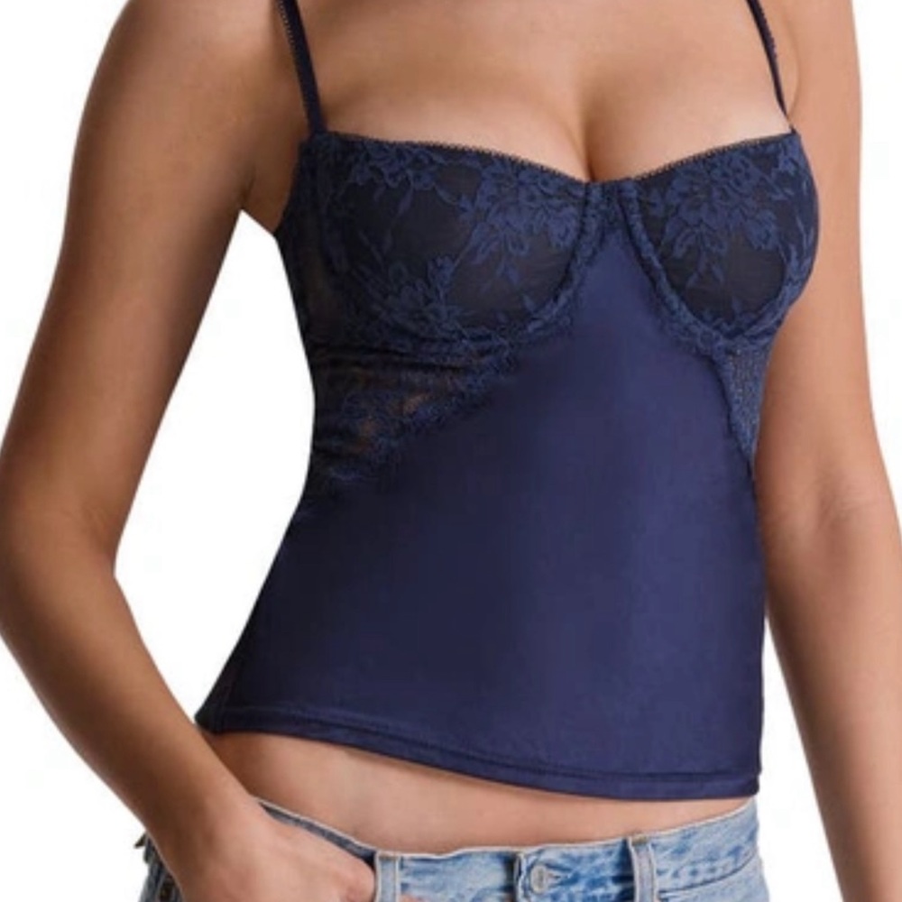 HOUSE OF CB LACE CORSET CAMI